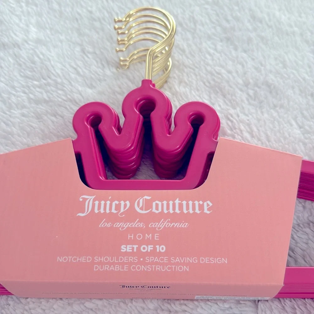 Juicy Couture Pink Hangers Set